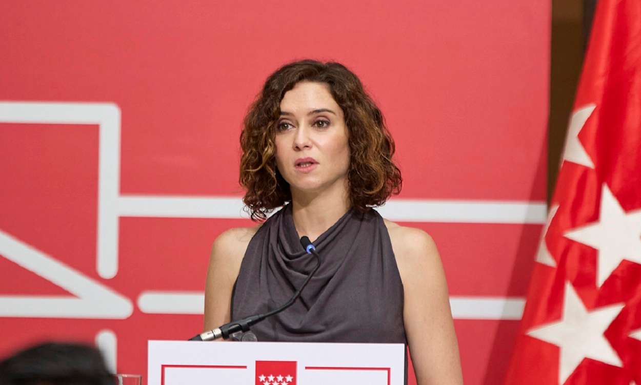 La presidenta de la Comunidad de Madrid, Isabel Díaz Ayuso