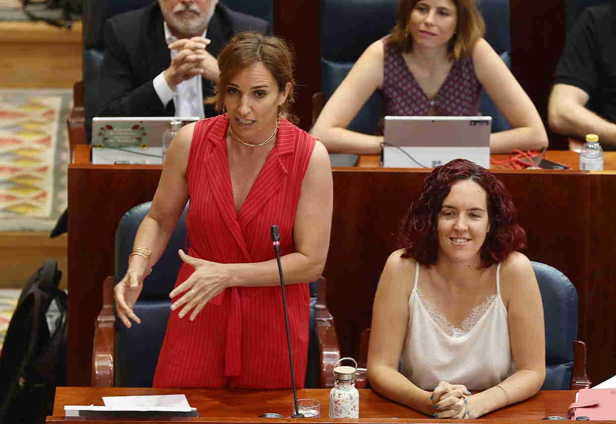 La portavoz de Más Madrid en la Asamblea, Mónica García.