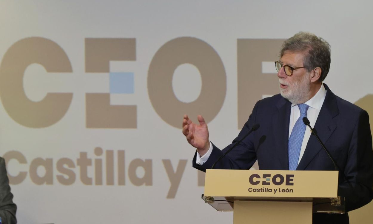 Santiago Aparicio, presidente de CEOE Castilla y León.