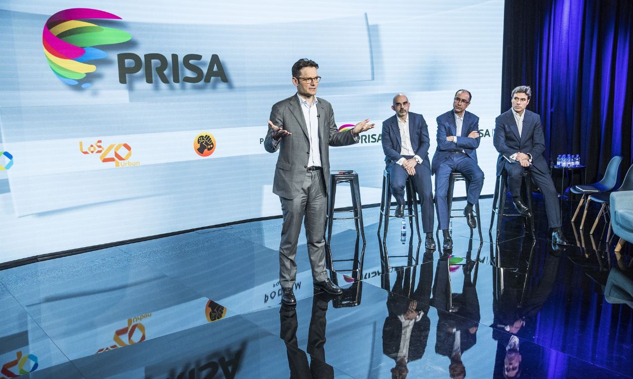 Presentación del plan estratégico de PRISA con Joseph Oughourlian, presidente de PRISA,