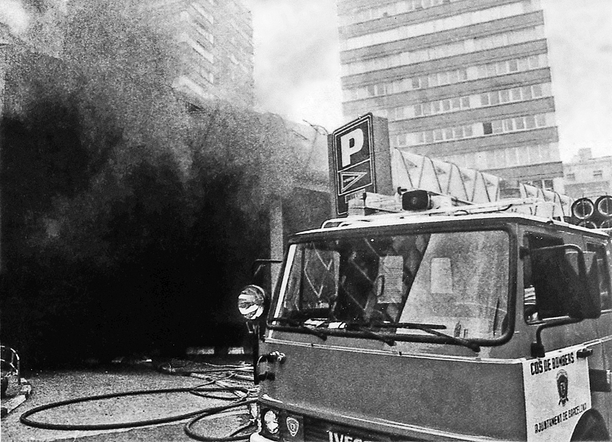 Foto de archivo del atentado en el Hipercor de Barcelona. EP