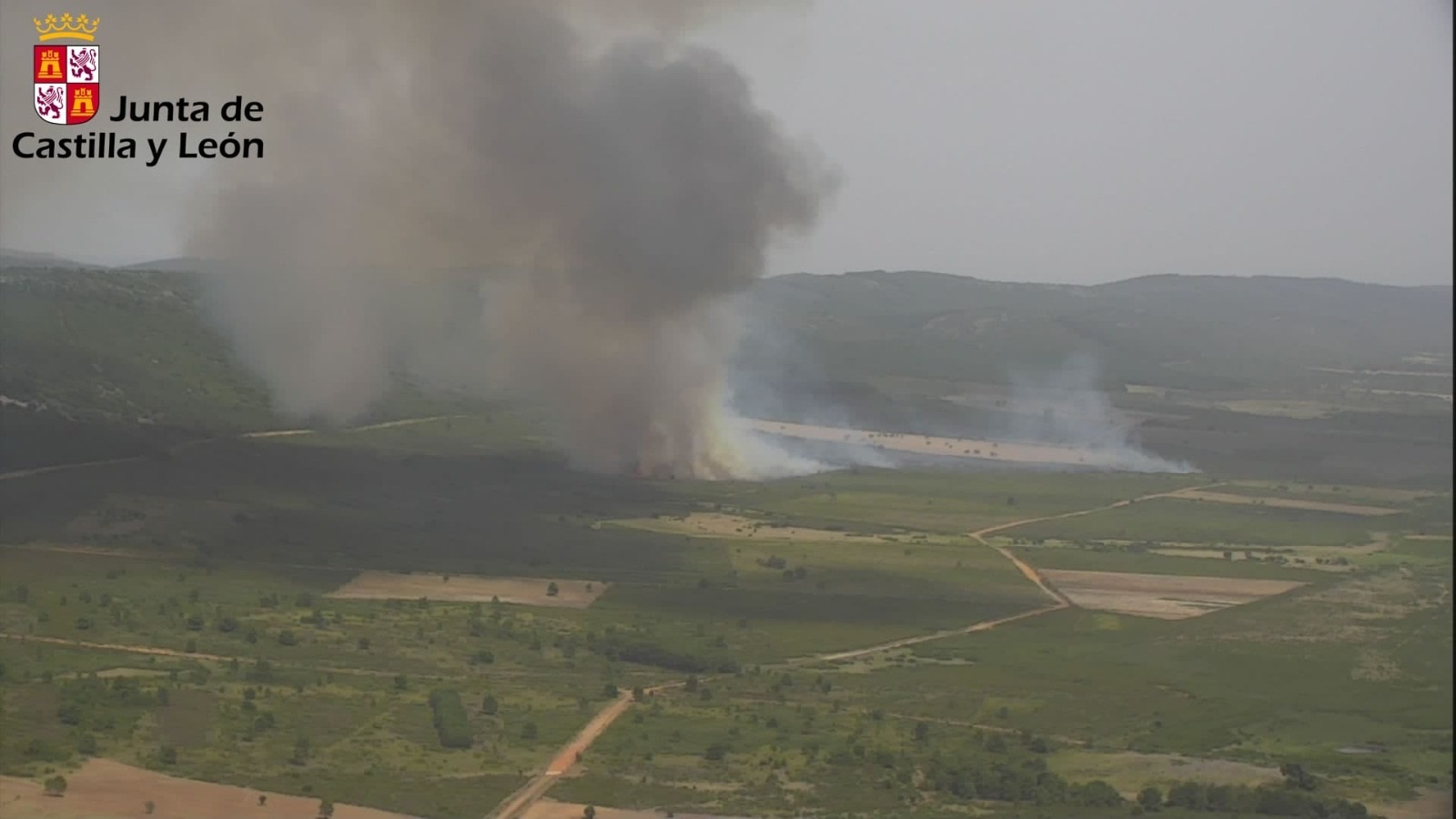 Incendio forestal de la Sierra de la Culebra. EP. Incendio forestal de la Sierra de la Culebra. EP.