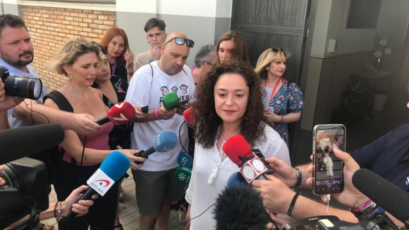 La candidata de Por Andalucía a la Presidencia de la Junta, Inma Nieto. Europa Press.