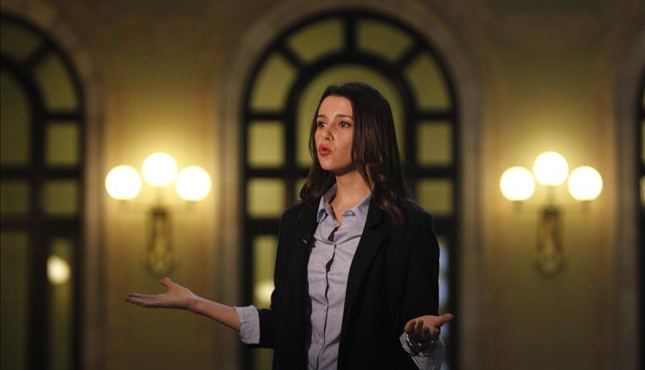 La líder de Ciudadanos en el Parlament Catalán, Inés Arrimadas