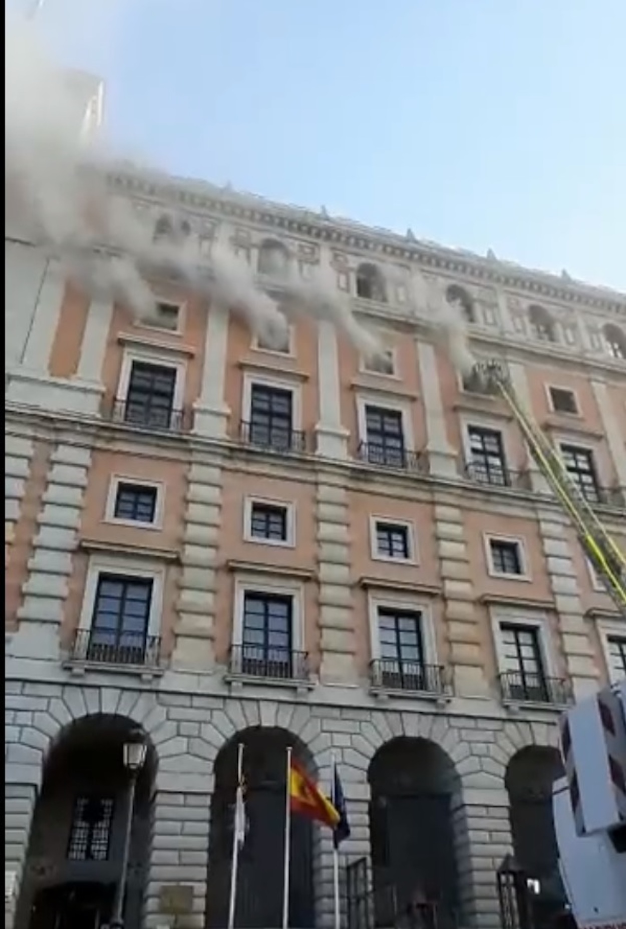Incendio en el Alcázar de Toledo- Europa Press