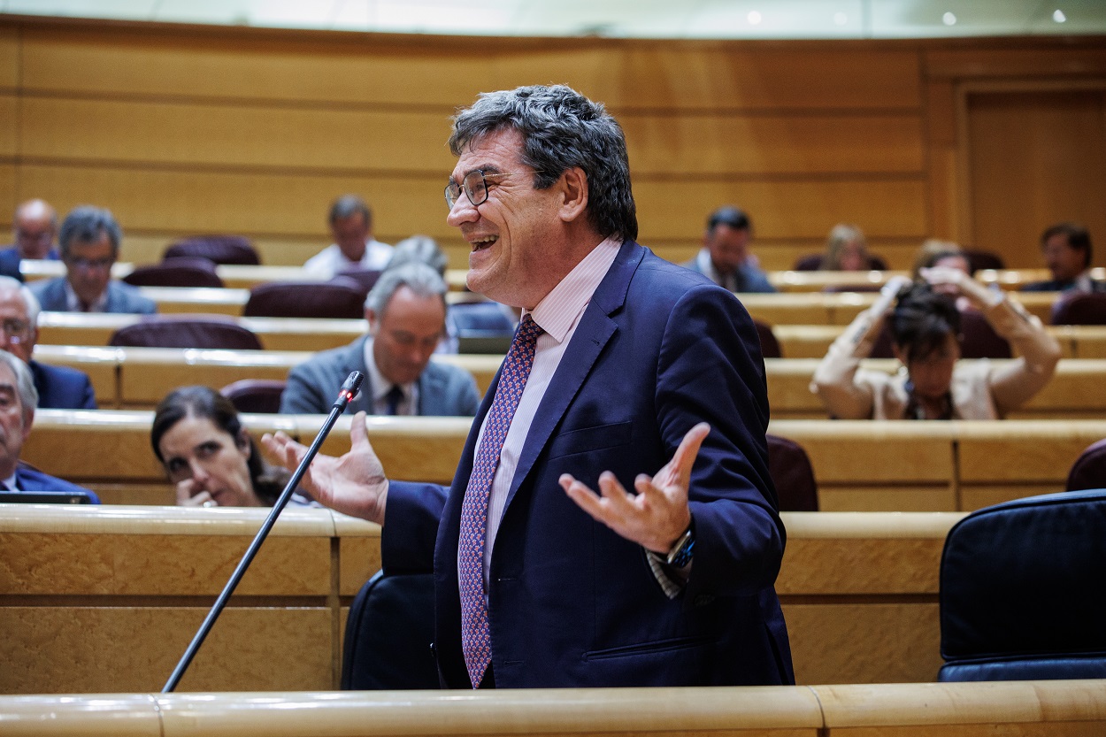 El ministro de Inclusión, Seguridad Social y Migraciones, José Luis Escrivá. Fuente: Europa Press.