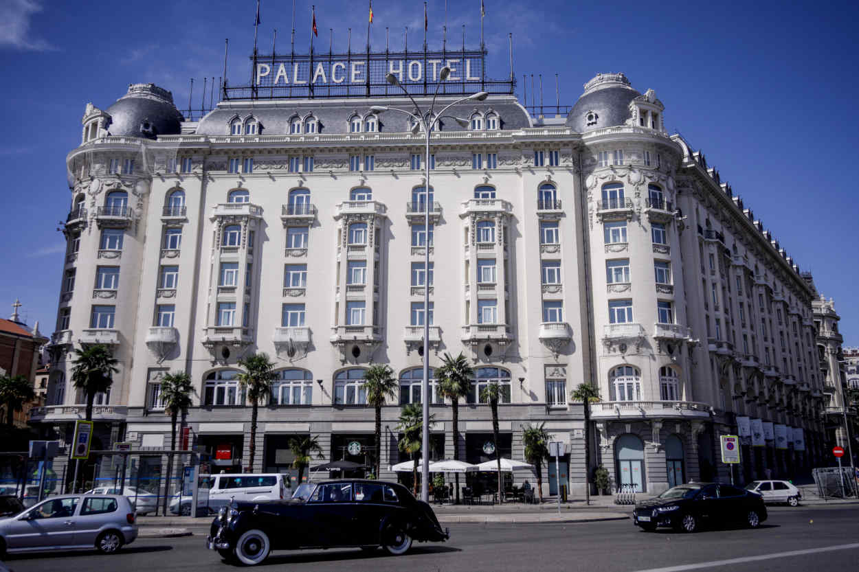 Fachada del hotel Westin Palace en Madrid. EP.