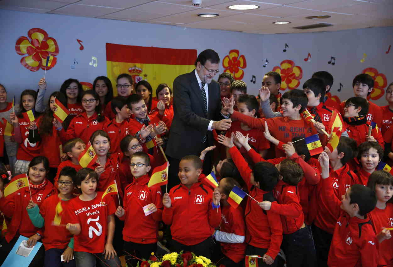 Mariano Rajoy, en su viaje oficial Andorra en 2015 como presidente del Gobierno. POOL MONCLOA