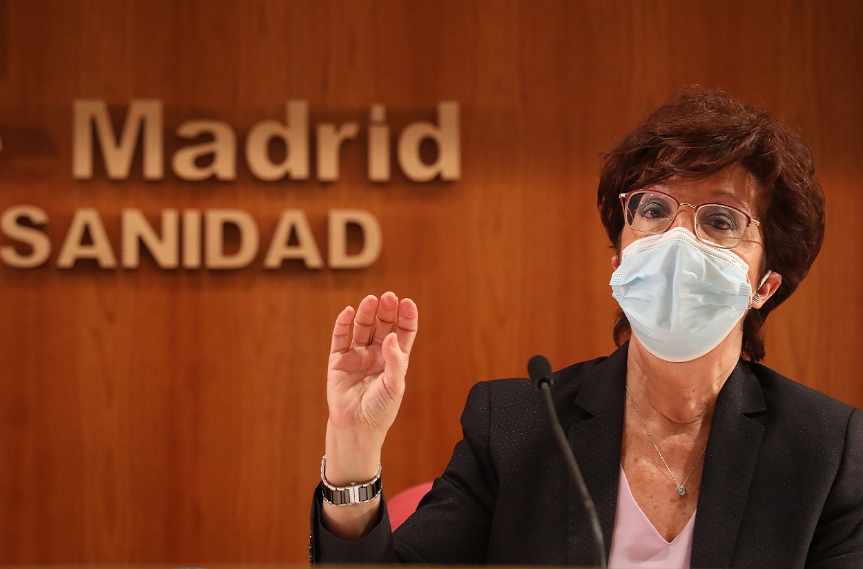 La directora general de Salud Pública de la Consejería de Sanidad de Madrid, Elena Andradas.