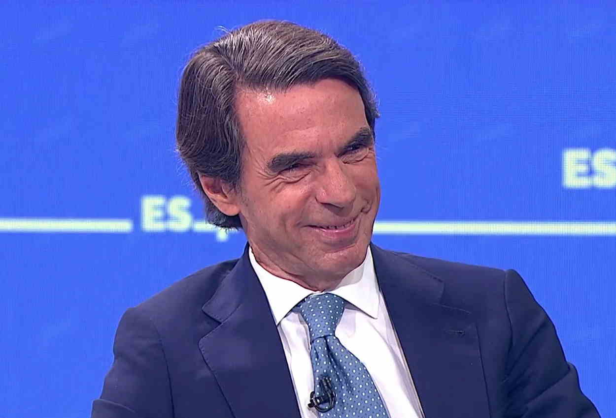 El expresidente del Gobierno, José María Aznar, en Espejo Público.