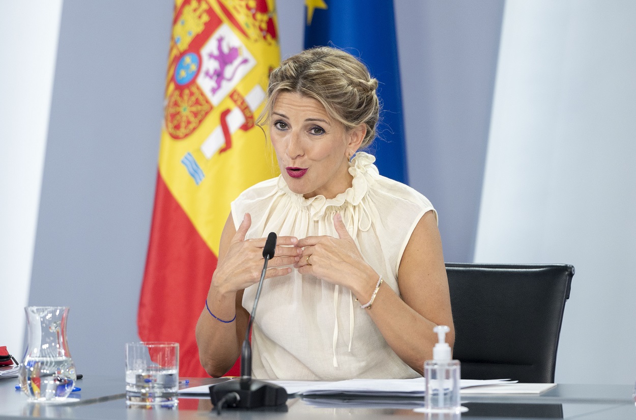 Yolanda Díaz, vicepresidenta segunda del Gobierno y ministra de Trabajo y Economía Social