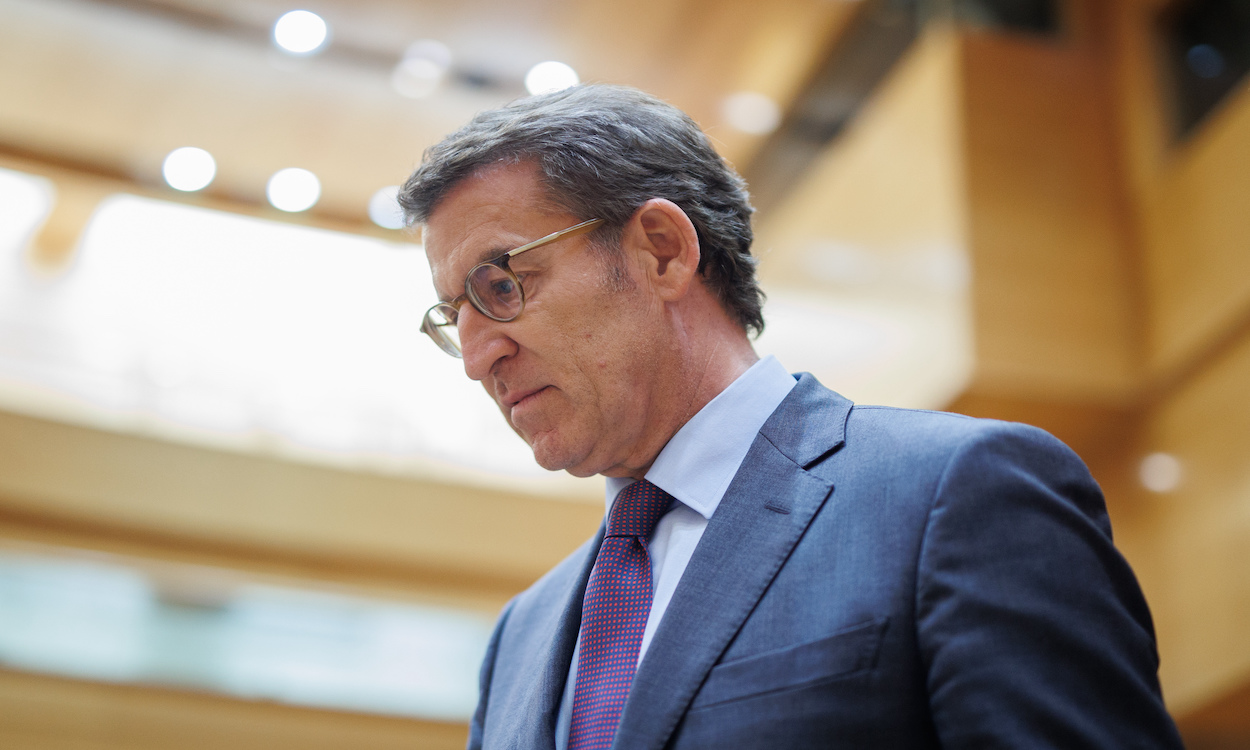 El líder del PP, Alberto Núñez Feijóo. EP