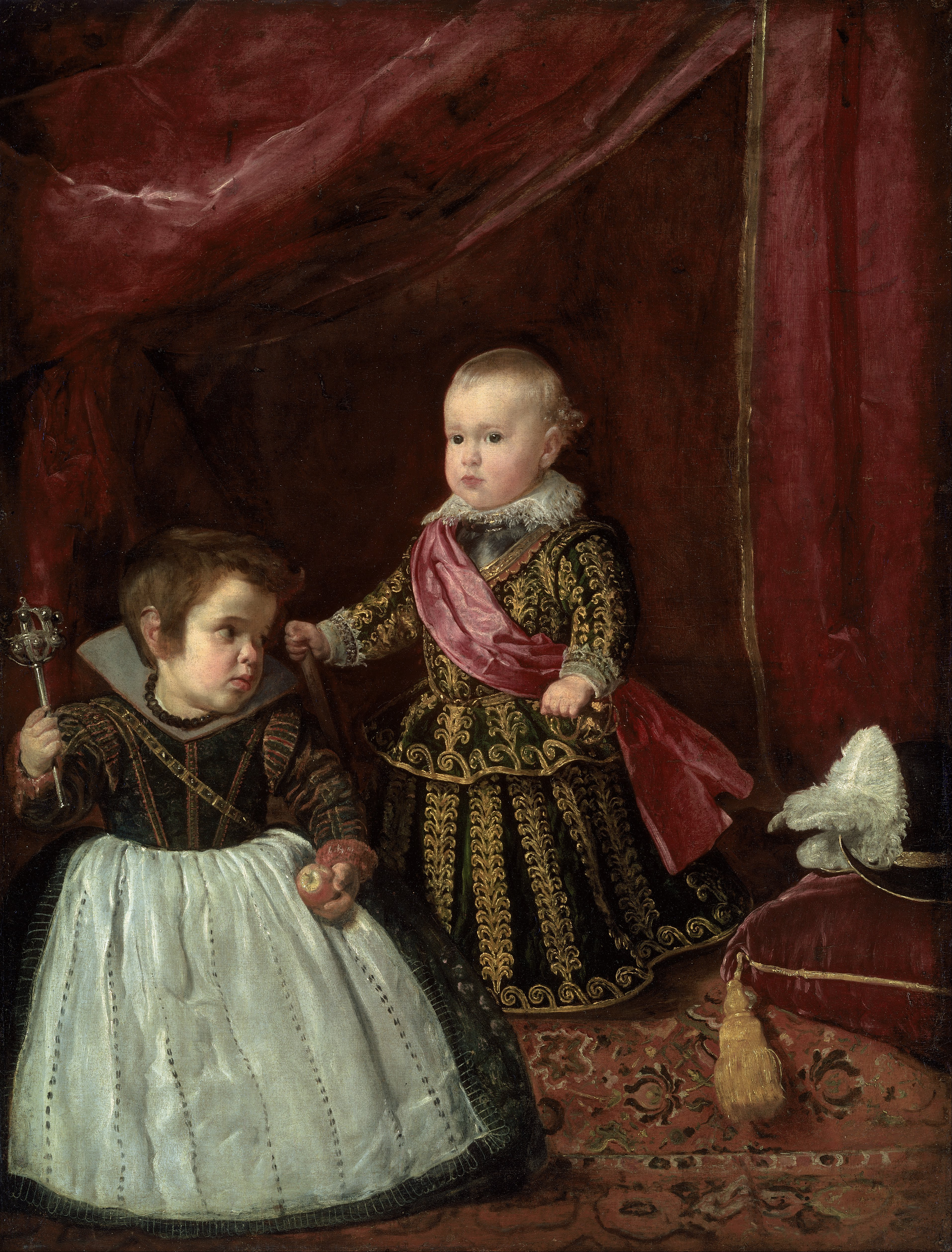 A veces la función de los enanos era jugar con los príncipes e infantes como si fueran un niño más aunque con la sensatez suficiente para que el niño nunca estuviera en peligro. A veces la función de los enanos era jugar con los príncipes e infantes como si fueran un niño más aunque con la sensatez suficiente para que el niño nunca estuviera en peligro.