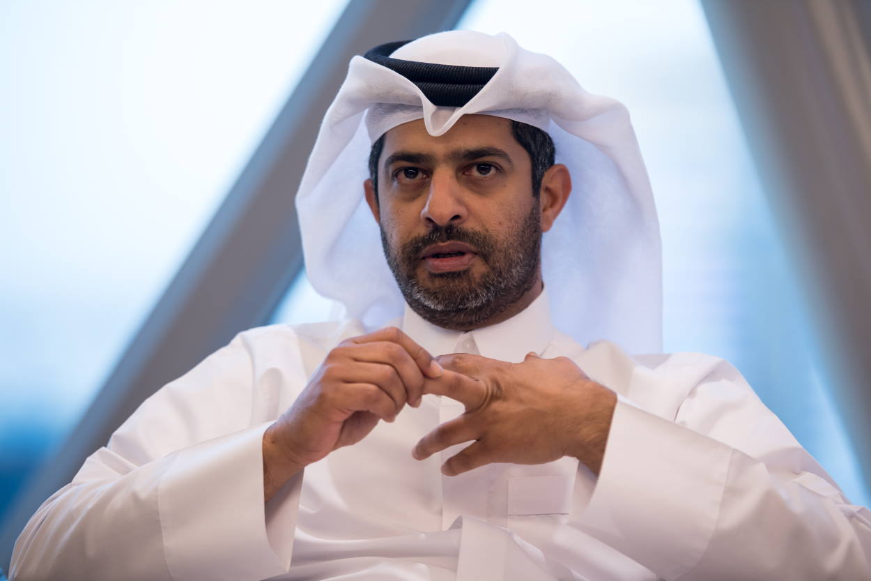 El presidente y portavoz del Comité organizador de Qatar 2022, Nasser Al Khater. EP