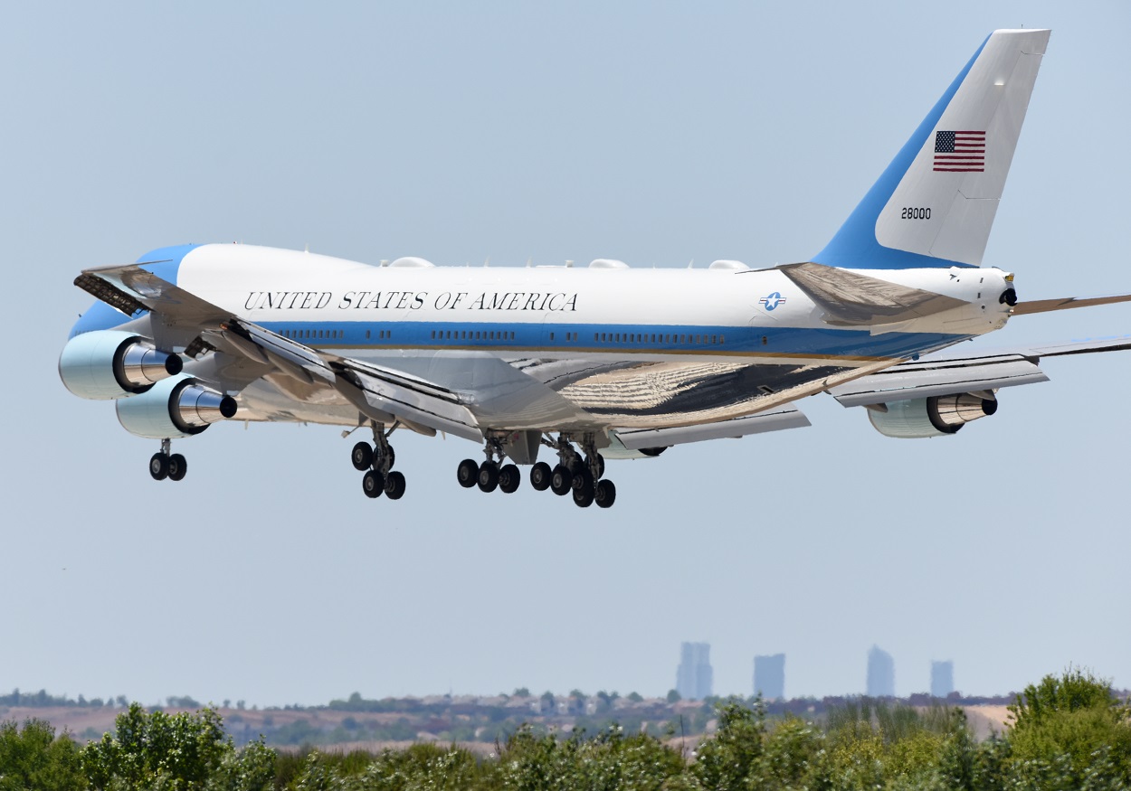 Joe Biden llega a Madrid para participar en la Cumbre de la OTAN. EP.