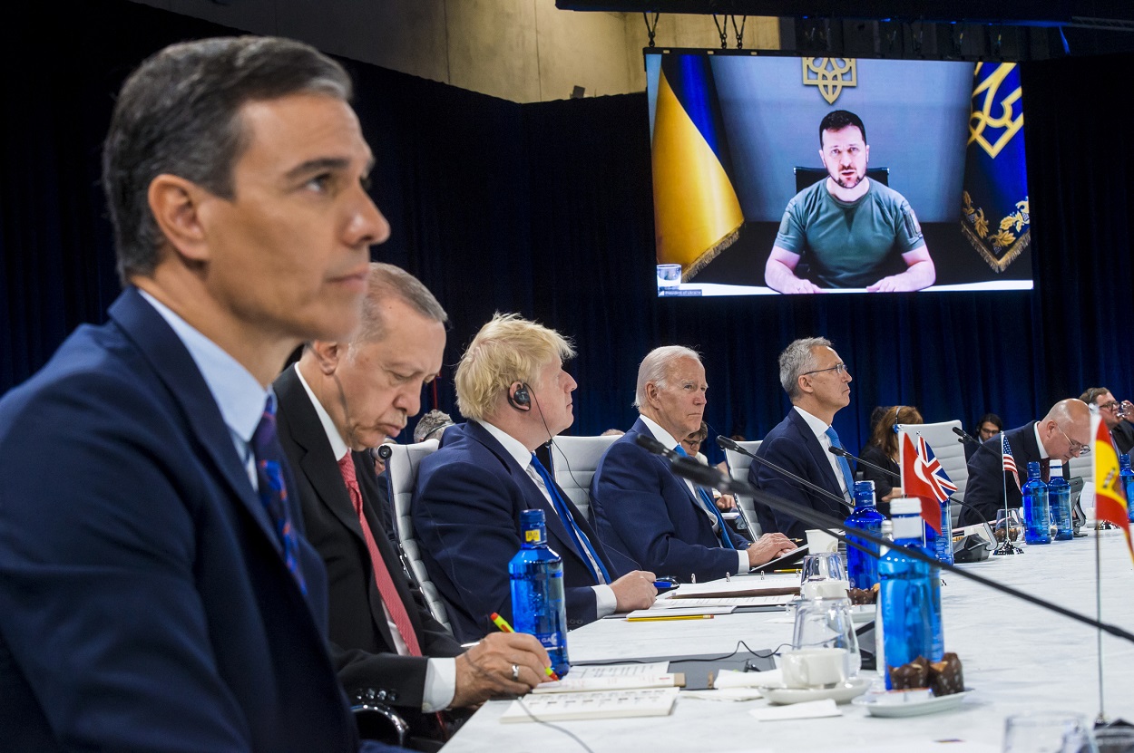 Intervención de Volodimir Zelenski en la Cumbre de la OTAN. EP