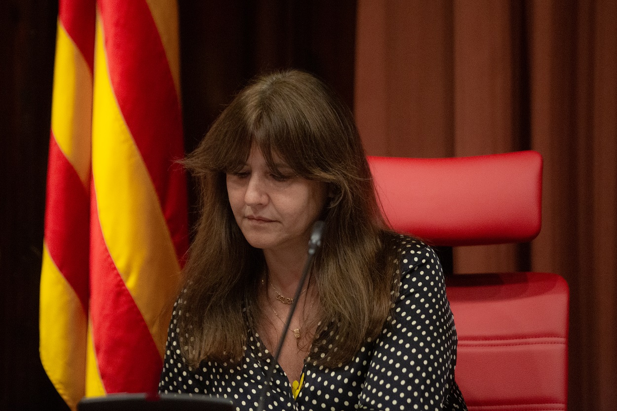 La expresidenta del Parlamento de Cataluña Laura Borràs, en una imagen de archivo. EP