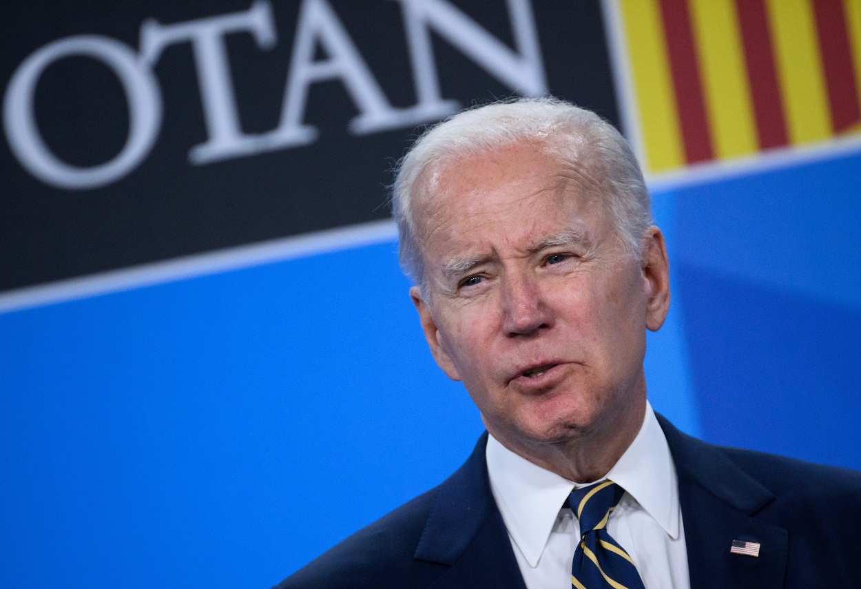 Joe Biden, presidente de Estados Unidos, en la cumbre de la OTAN. EP