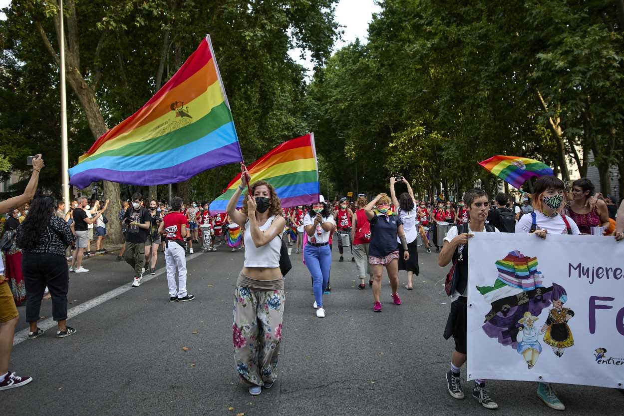 Manifestación del Orgullo LGTBI 2021 en Madrid. Europa Press