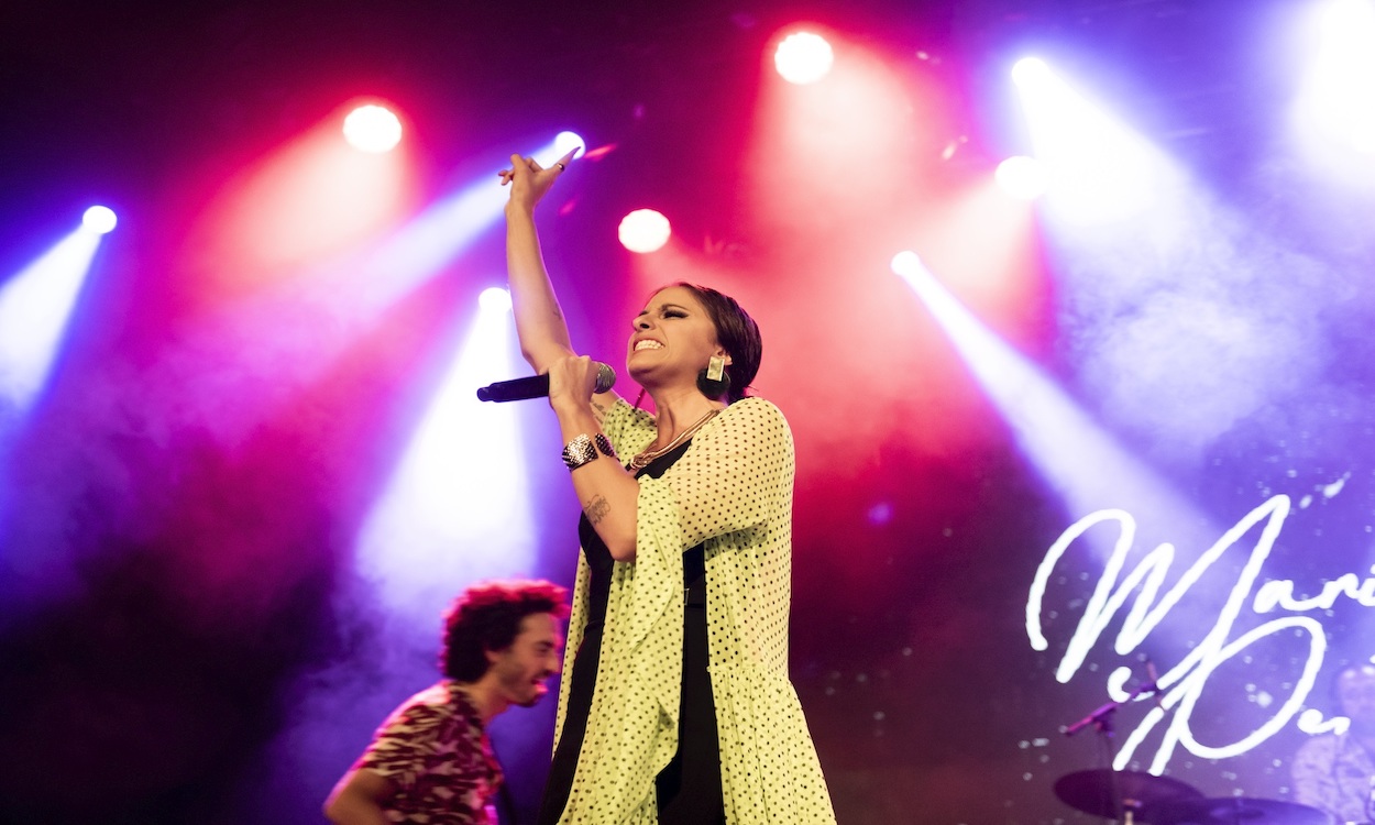 María Pelaé durante un concierto, imagen de archivo. EP