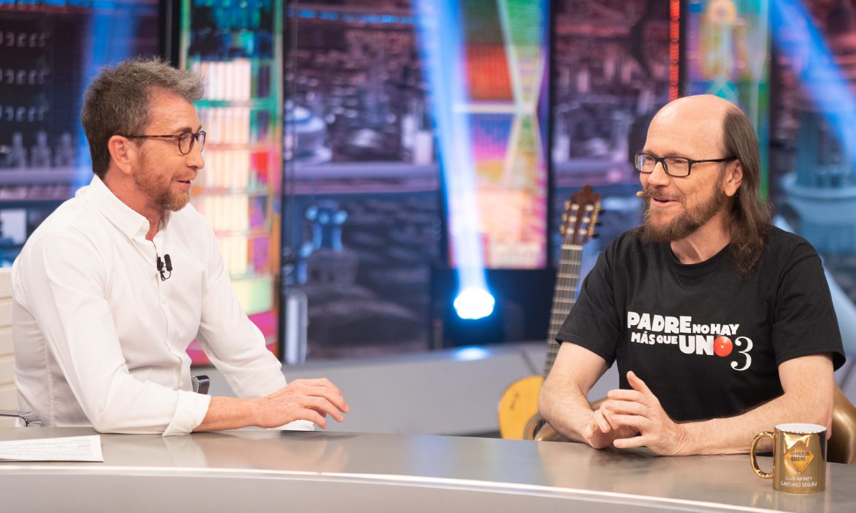 Pablo Motos y Santiago Segura, en 'El Hormiguero'