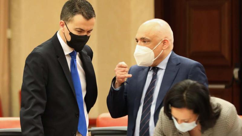 El portavoz del Grupo Socialista en el Congreso de los Diputados, Héctor Gómez,(i) y el secretario general del Grupo Socialista en el Congreso de los Diputados, Rafael Simancas