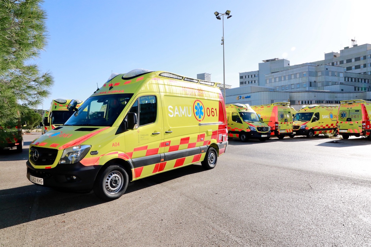 Ambulancias del SAMU 061 en Mallorca- E.P