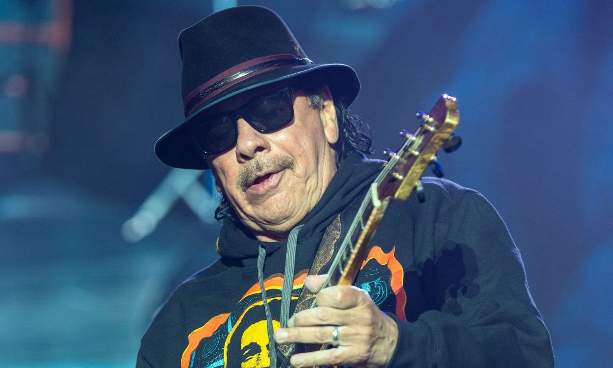 Carlos Santana, en un concierto en Estados Unidos en 2019
