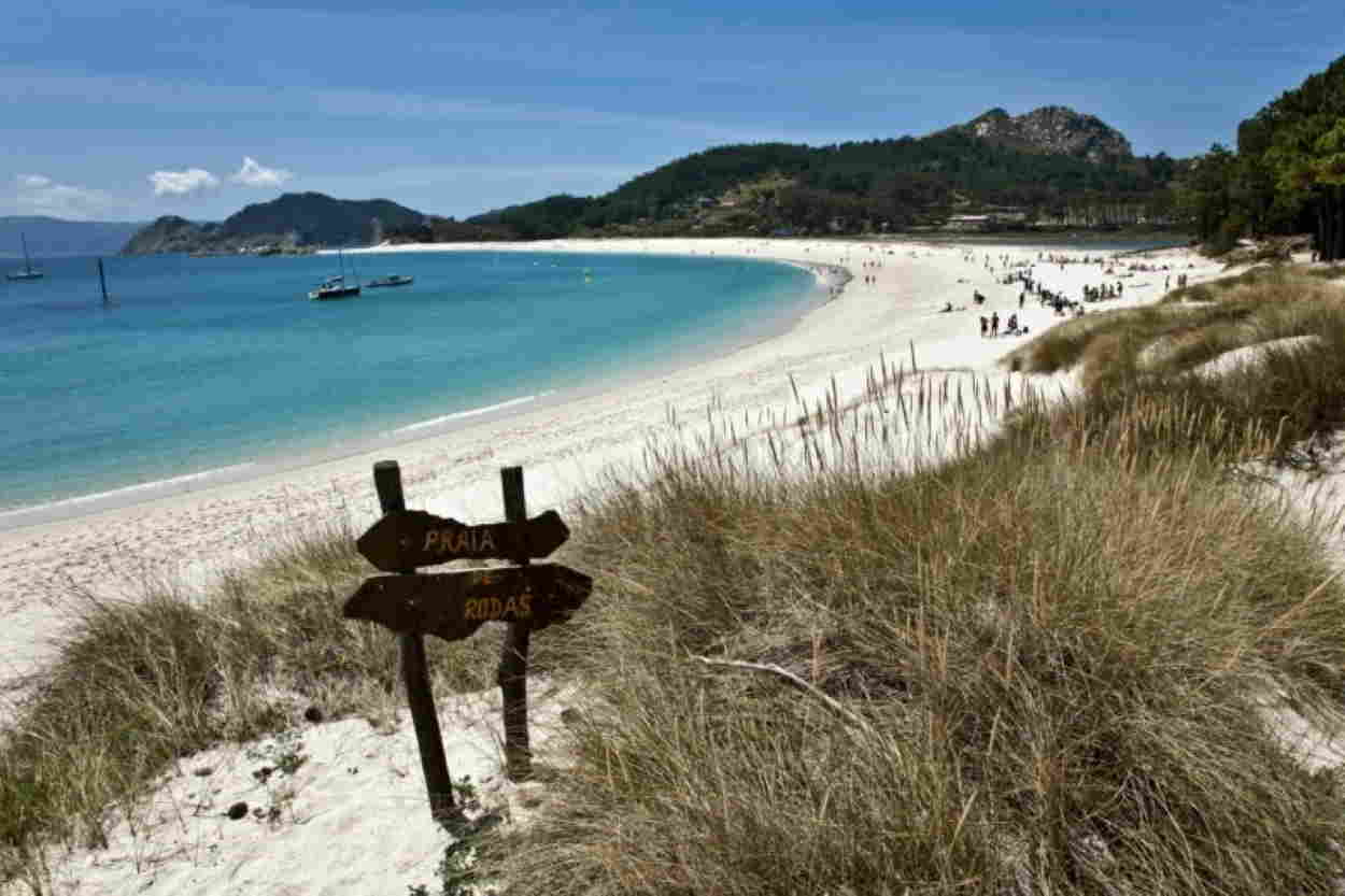 Playa de Rodas, en las Illas Cíes (Vigo, Pontevedra)  E.P
