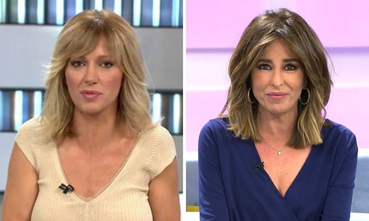 Susanna Griso y Ana Terradillos, presentadoras de 'Espejo público' y 'El programa de Ana Rosa' respectivamente