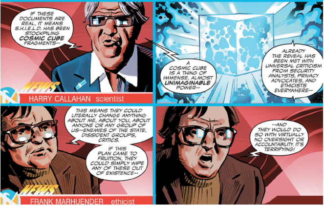 Un alterego de Marhuenda, Frank Marhuender, aparece en el último cómic de Capitán América