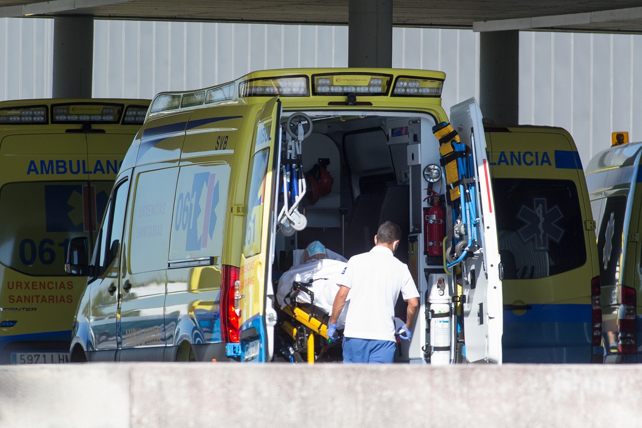 Imagen de archivo de una ambulancia. EP