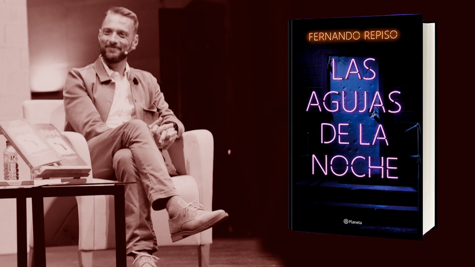 Fernando Repiso presenta su novela 'Las agujas de la noche'.