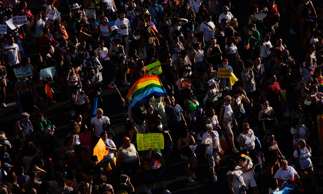 Manifestación Orgullo en Madrid 2022. EP