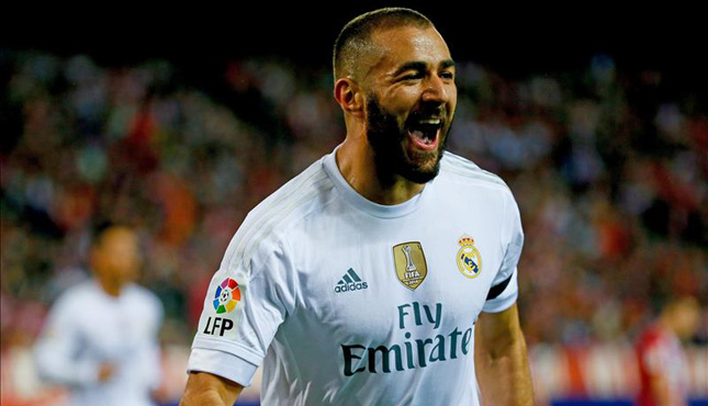 El delantero del Real Madrid, Karim Benzema