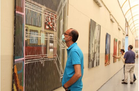 Pintura en el interior (2002 2020), una retrospectiva del artista Ikella Alonso, en el Centro Penitenciario Madrid IV.