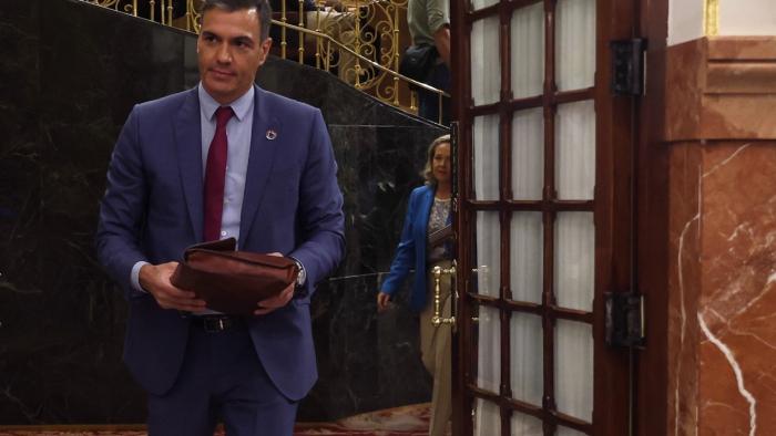 En directo: Pedro Sánchez interviene en la Reunión Interparlamentaria del PSOE en el Congreso