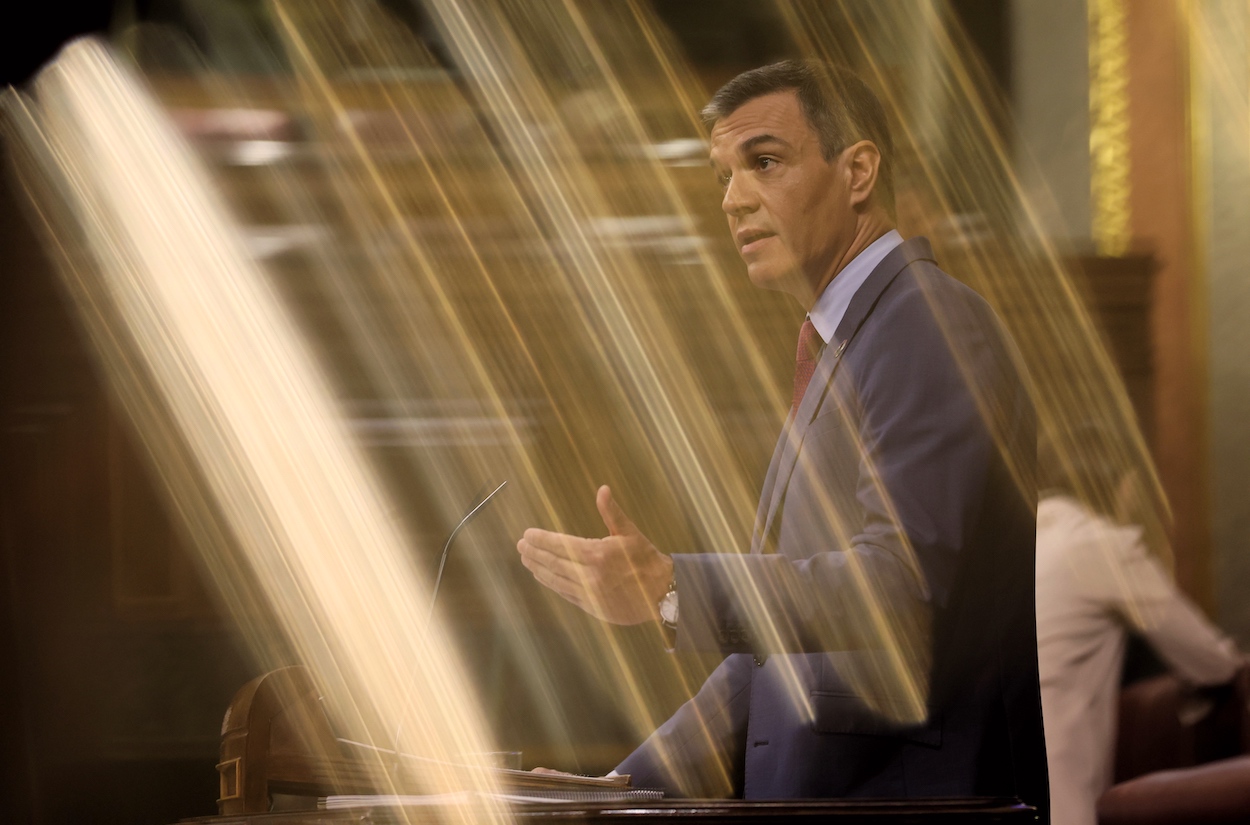 El presidente del Gobierno, Pedro Sánchez