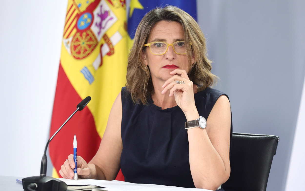 La vicepresidenta tercera y ministra para la Transición Ecológica y el Reto Demográfico, Teresa Ribera. EP