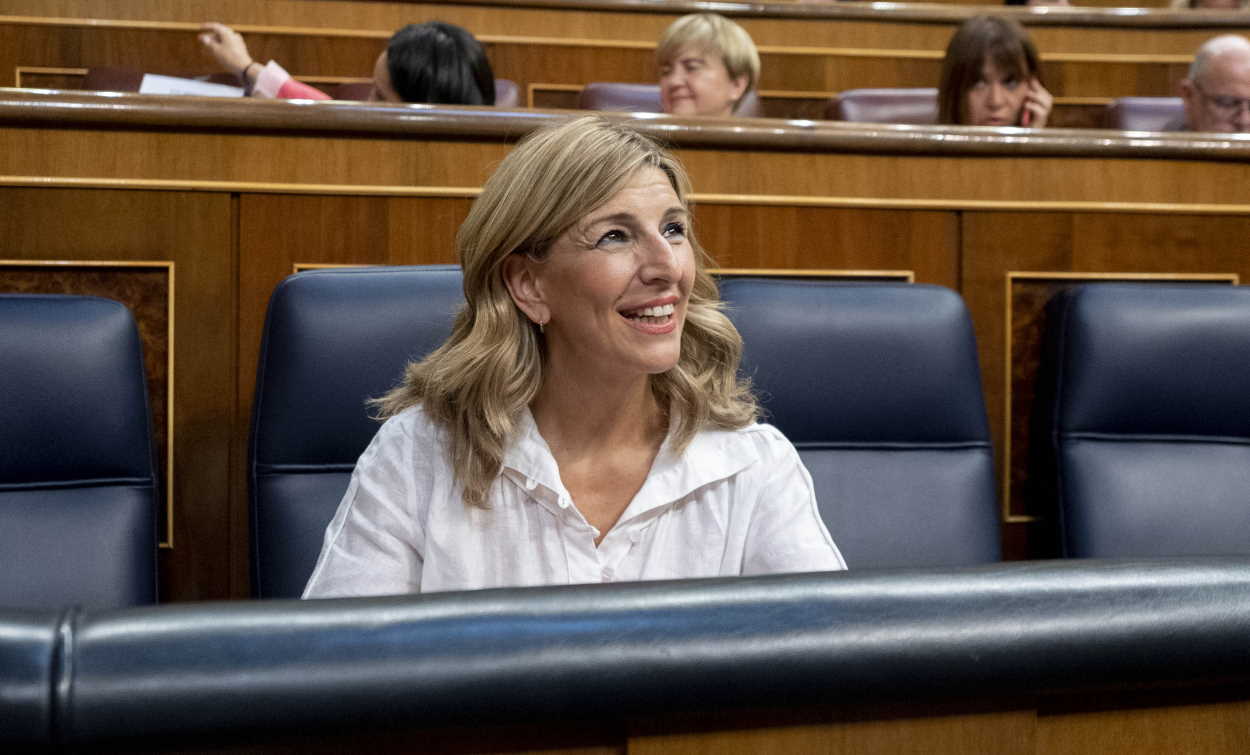 La vicepresidenta segunda y ministra de Trabajo y Economía Social, Yolanda Díaz. EP