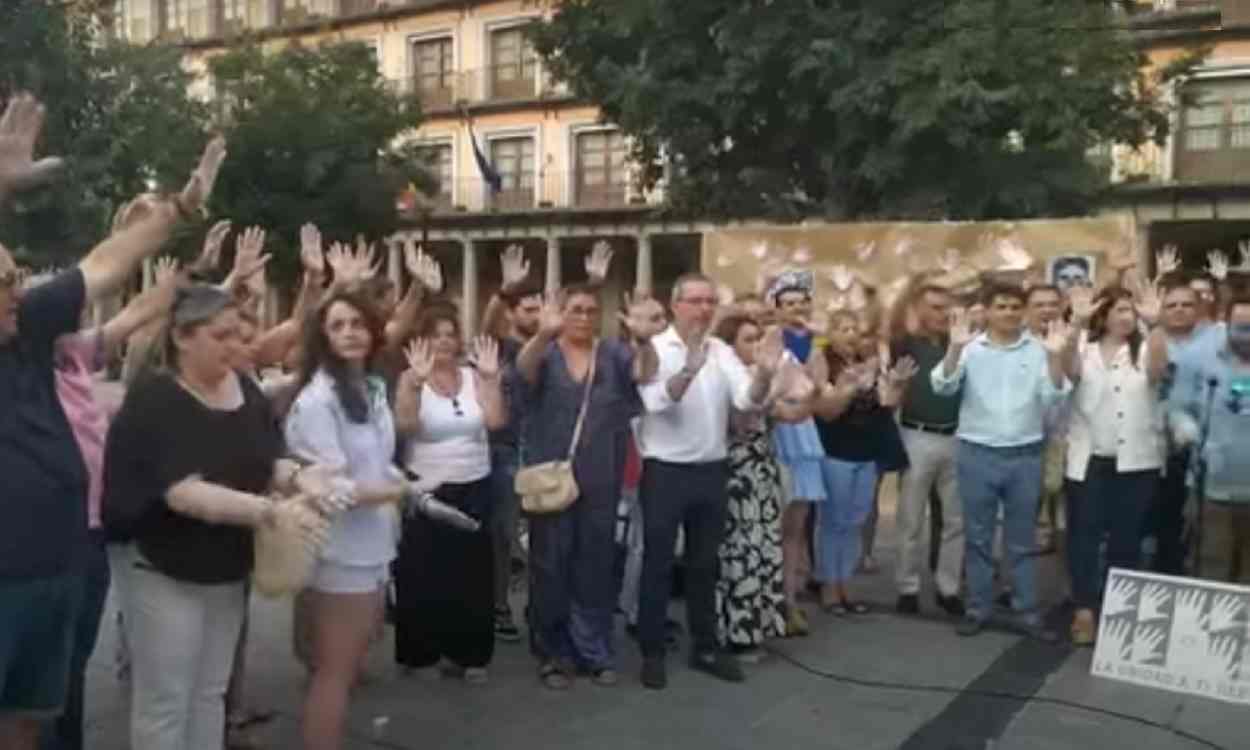 Gritos de 'Viva Franco' en un homenaje del PP a Miguel Ángel Blanco en Toledo. Twitter