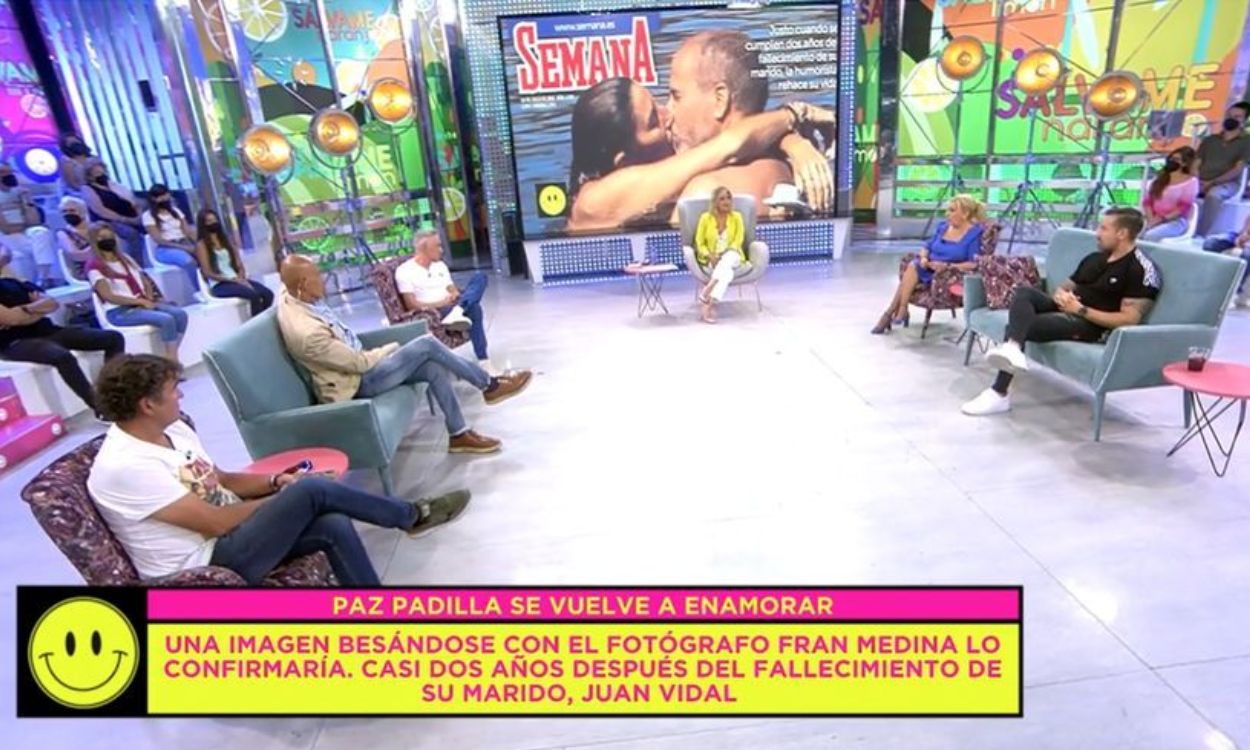 Paz Padilla, noticia en 'Sálvame'. Mediaset.