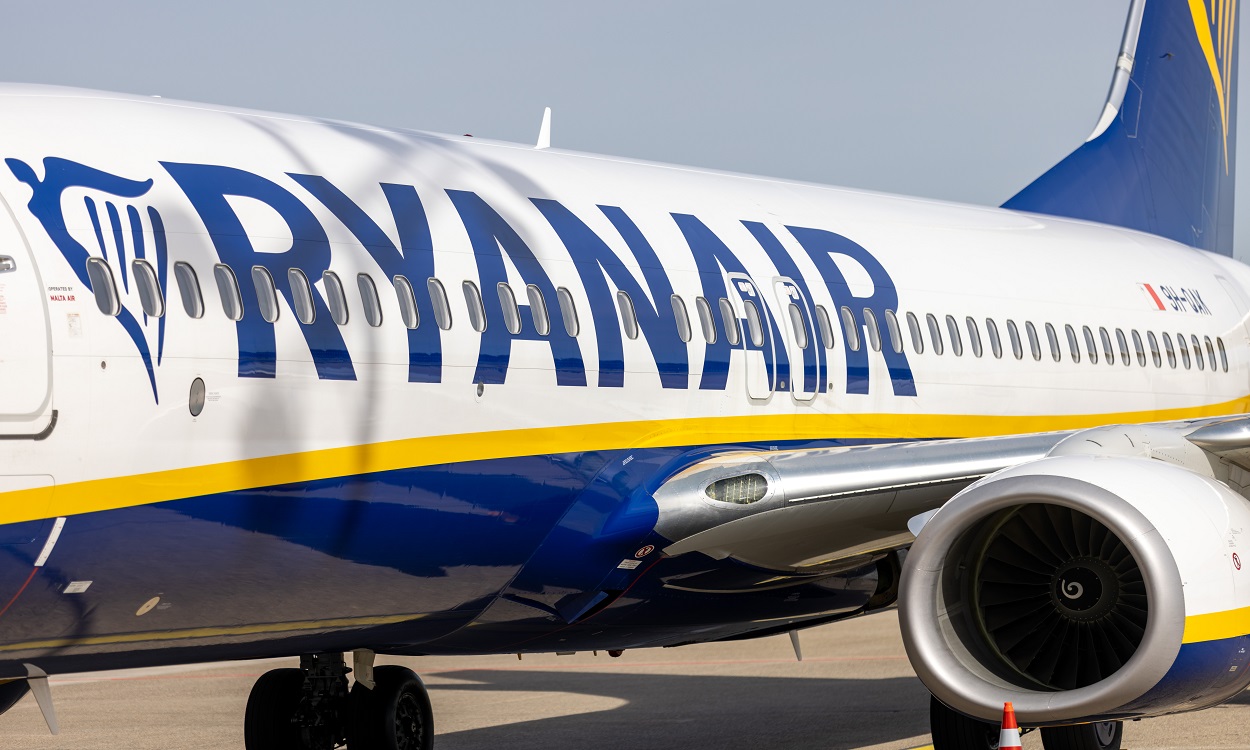 Avión de Ryanair. EP