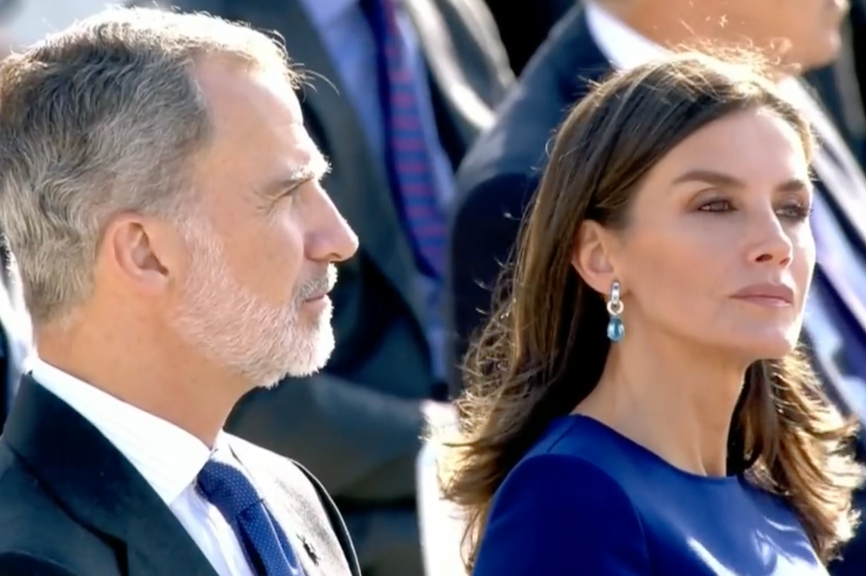 La reina Letizia Ortiz, junto a Felipe VI. EP