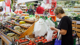 Mujer haciendo la compra en un Supermercado. EP.