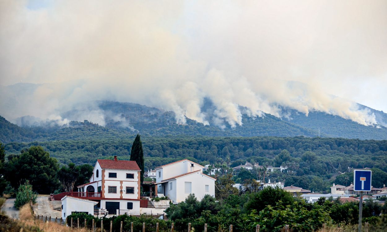 Incendio en la sierra de Mijas. EP.