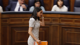 La líder de Ciudadanos, Inés Arrimadas, durante el Debate del Estado de la Nación. EP.