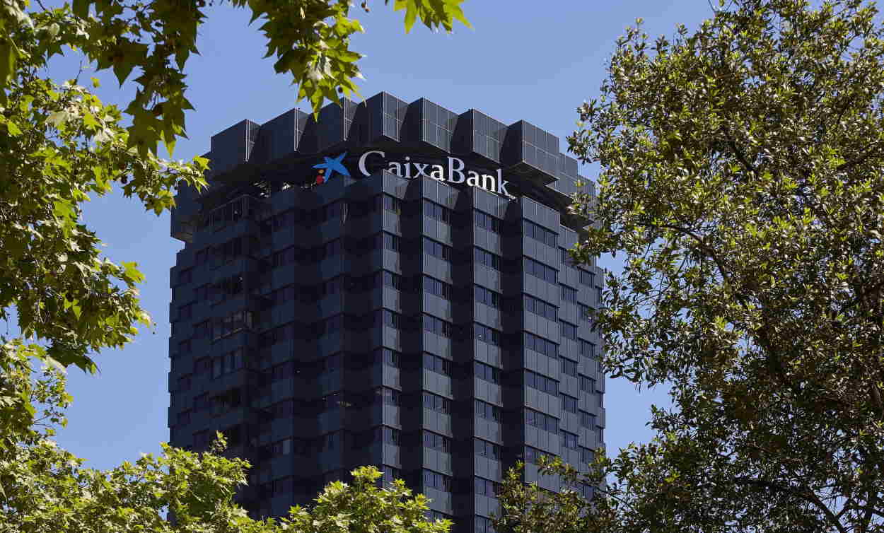 Sede corporativa CaixaBank en Barcelona. EP