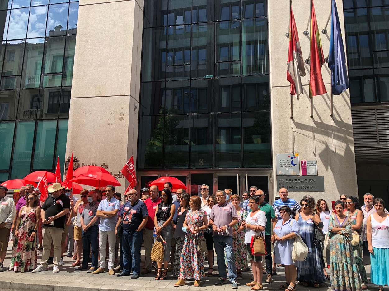 Protestas contra el Gobierno de Castilla y León por la gestión de los incendios. EP.