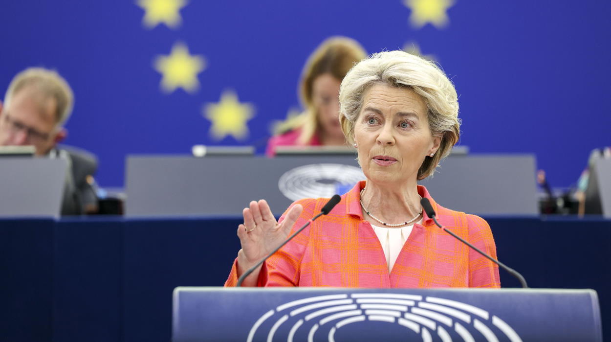 Bruselas desembolsa 50 millones a Moldavia para ayudar a su macroeconomía. En la imagen, Ursula von der Leyen, Presidenta de la Comisión Europea. EP